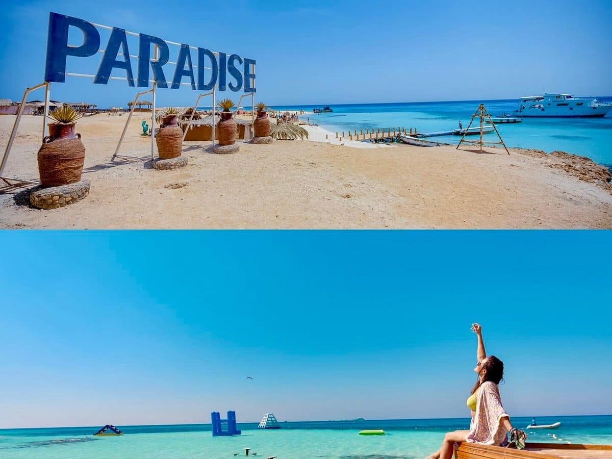 PARADISE ISLAND Paradise Island Hurghada Boat Trip  €35 per person – including transfer